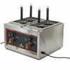 Electric Pasta Cooking Machine 4 Grid Pasta Warmer Noodles Cooker W/ Drain Valve