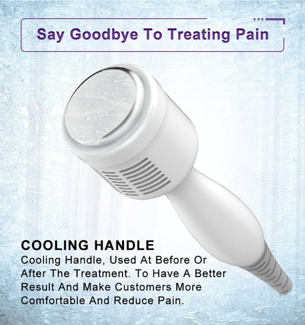 2IN1 Fractional Radiofrequency Gold-RF Beauty Machine Cold Hammer Acne Removal