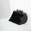500mm Flat Plain Bucket Attachment No Tooth Bucket W/ 2 Pins For Mini Excavator