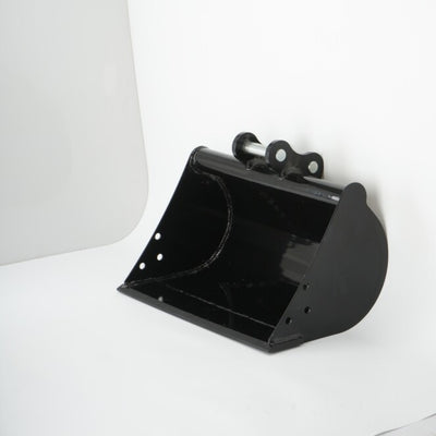 500mm Flat Plain Bucket Attachment No Tooth Bucket W/ 2 Pins For Mini Excavator