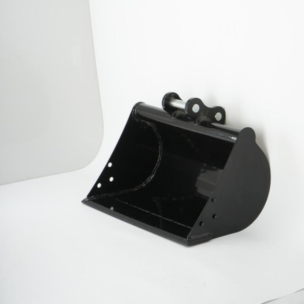 500mm Flat Plain Bucket Attachment No Tooth Bucket W/ 2 Pins For Mini Excavator