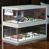 1/64 Car Garage Model LED Lighting Model Car Showroom Scene Display Case