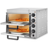 Commercial Pizza Oven Countertop Double Deck Grill Bread Baking Furnace Indoor