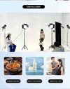 LED RGB Video Light Photo Studio Lamp Photography Panel Lighting w/1.6M Stand