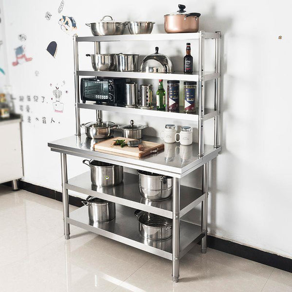3Tier Commercial Kitchen Overshelf bench Top Stainless Steel for Prep&Work Table