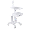Rolling Dental Lab Trolley Cart With Drawer Intraoral Scanner Clinic Laptop Rack