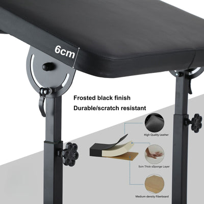 6 Styles Adjustable Height Tattoo Armrest Stand W/ Thicken Soft Sponge Pad