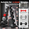 Dumbbell Rack Stand Only Weight Rack for Dumbbells Compact A-Frame Home Gym Use