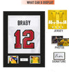 DIY Boxed Sports Jersey Frame Kit 98% UV Protection for AFL/NRL/Soccer Jerseys