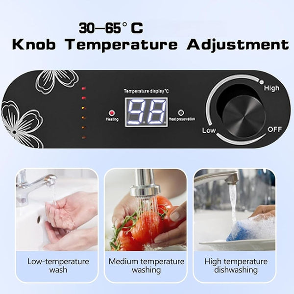 1500W Electric Mini-Tank Water Heater 15L Hot Water System Under Sink Water Tank