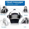 Head Massager Electric Head Massage Helmet Hot Compress To Relieve with Music