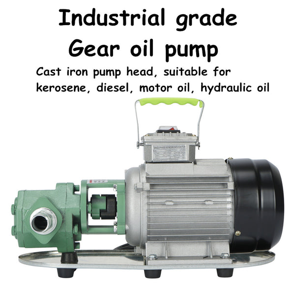 Heavy Duty 220V Diesel Biodiesel Oil Fuel Gear Transfer Pump 75L/min 750W