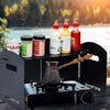 Camping Gas Stove Windscreen Portable Folding Wind Screen Shield Outdoor Picnic