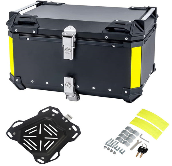 Top Box Motorcycle Luggage Case 65L Universal For BMW Suzuki Harley Honda Yamaha