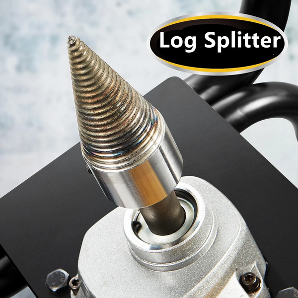 Durable Electric Log Splitter Wood  Heavy Duty Drill Bit Labor-saving Machine