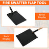 2PCS/set Fire Flapper Ergonomic Handle Fire-extinguishing Paddle Flame Tool