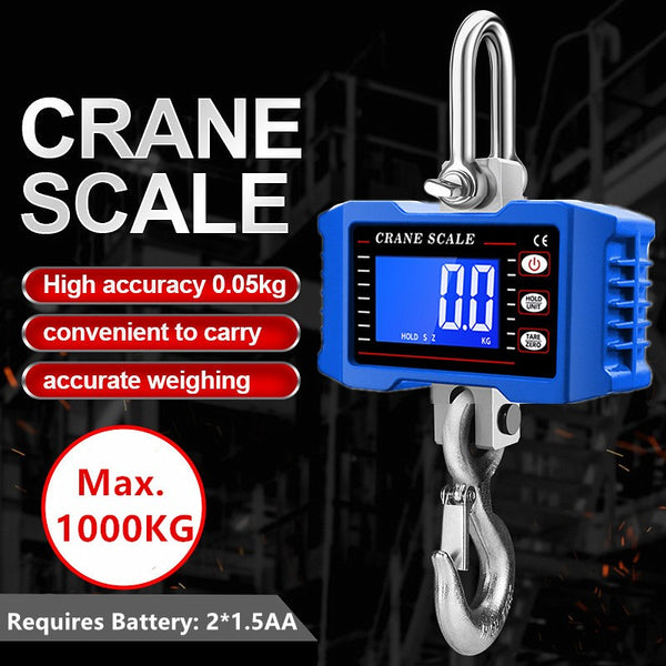 Digital Crane Scale Heavy Duty Hanging Scale Industria Crane Scale 2200lb/1000Kg