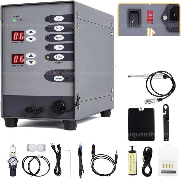 Spot Welder Automatic Numerical Control Touch Pulse Argon Dental Jewelry Machine