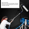 Airless Paint Roller Airbrush Tool Brush Extension Pole Painting Kit for Walls