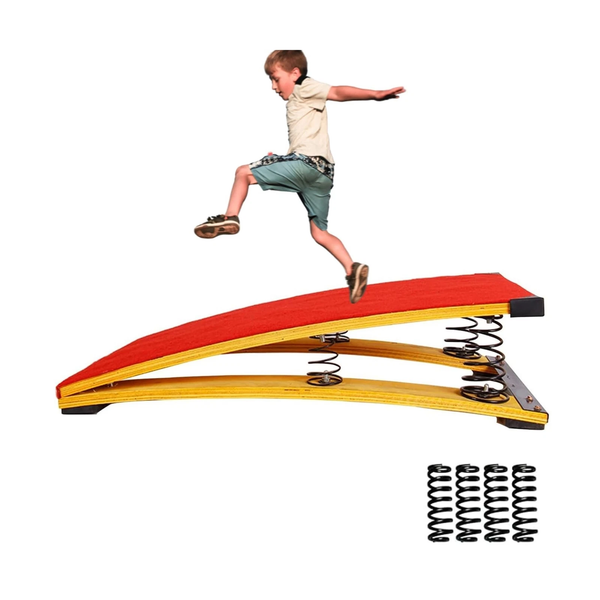 Gymnastics Springboard for Kids Vaulting Training Fitness Playing 4 Springs