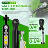 Tractor Hydraulic Top Link Kit w/ Hose & Safety Lock Valve Tractor Parts AU