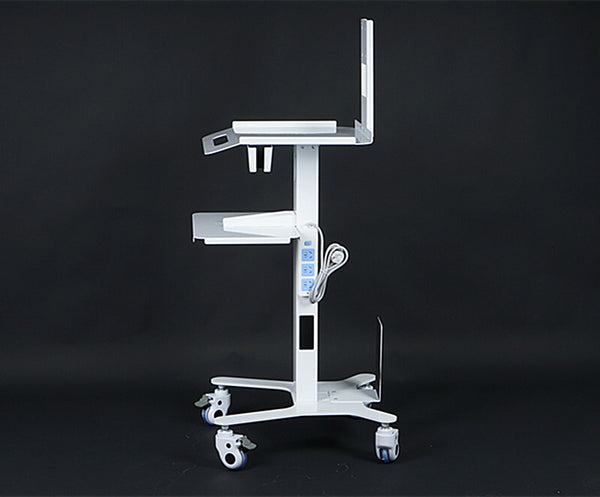 Medical Dental Lab Trolley Cart Intraoral Scanner Mobile Cart Clinic Laptop Rack