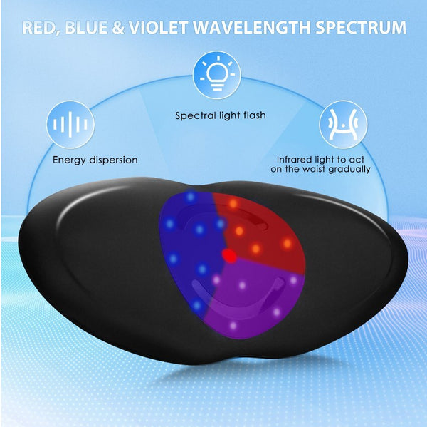 Electric Lumbar Traction Massager Adjustable Intensity Lower Back Pain Relief AU