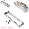 Auto Rotating Rotisserie Grill Rack Set Stainless Steel Kabob Grill 15 Skewers