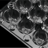100 Pcs Quail Egg Cartons Square Dozen Egg Boxes 3x4 Holds 12 Count Thickened AU