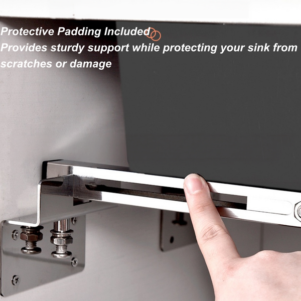 Undermount Sink Brackets Stainless Steel  for Kitchen Sink Support 71-100cm AU
