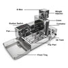 Commercial Automatic Donut Making Machine 5.5L Hopper Donut Maker 4 Row 1800p/h