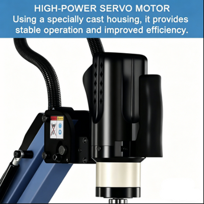 Electric Threading Machine Drilling Threading M3-M16 Universal 360° Flexible Arm