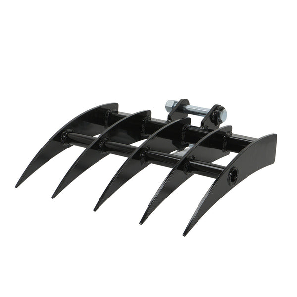 Diggers Metal Backhoe Rake Mini Excavator Attachment Rake  For Land Clearing AU