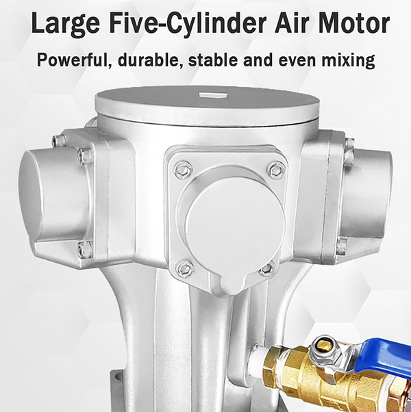 Pneumatic IBC Paint Mixer IBC Drum Coat Mixer Bracket Stirring Agitator 0-1000L