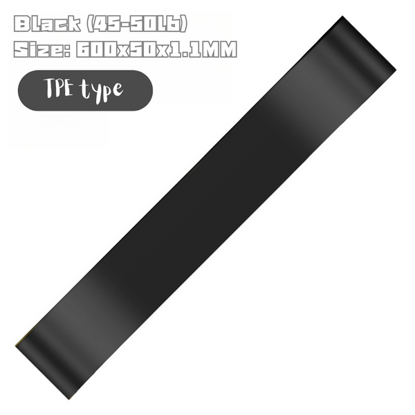 5PCS Loop Resistance Bands Yoga Stretch Strap Power Strength Exercise Set 60x5cm