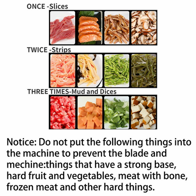 850W Meat Cutter Machine 3.5mm Electric Meat Slicer Shredded Cutting Machine AU
