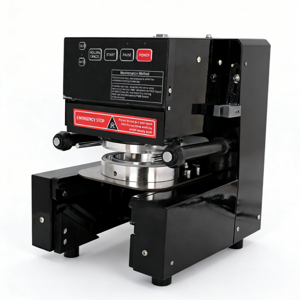 Electric Cup Sealing Machine 500-600 Cups/H Digital Control LCD Panel Cup Sealer