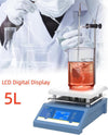 5L Magnetic Stirrer with Heating Stirrer LCD Digital Display Mixer w/Stir Bar AU