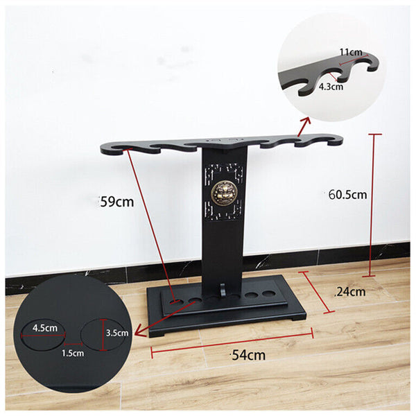 6/8/16 Layer Samurai Sword Stand Sword Stand Storage Rack Weapon Dispaly Holder