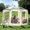 Clear Pop Up Bubble Tent Waterproof PVC Instant Setup Camping Shelter Outdoor