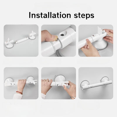 Shower Grab Bars Showers Suction Grab Bar Removable Bath Handrails Drill Free