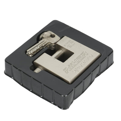 High Security Shipping Container Lock Box + Pad Lock Set 5 Keys Trailer Lock Box