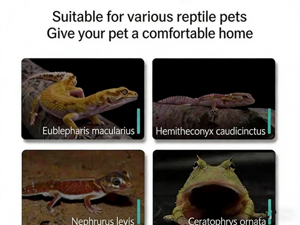 Thermal Reptile Terrarium Breathable Reptile Breeding Cage Breeding Habitat