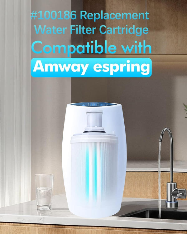 100186 Water Filter with Pre-Filter Compatible with Amway eSpring Water Filter