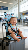 Foldable Travel Seat for Kids Toddlers Ride-On Suitcase Flight Child Carrier
