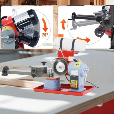 Electric Saw Blade Sharpening Machine 370W Alloy Saw Tooth Polishing Grinder