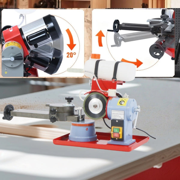 Electric Saw Blade Sharpening Machine 370W Alloy Saw Tooth Polishing Grinder