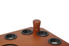 Pool Cue Rack Solid Wood Pool Stick Holder Floor Stand Holds 8 Pool Billiard Cue