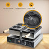 2PCS Bear Shaped Waffle Commercial Waffle Maker Waffle Baker Machine 1800W
