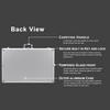 Trading Card Display Case Box Aluminum Glass Clear Locking Coin/Jewelry Storage